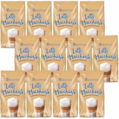 Milkfood Latte Macchiato Kaffeehaltiges Getränkepulver VPE 12x400g Packung