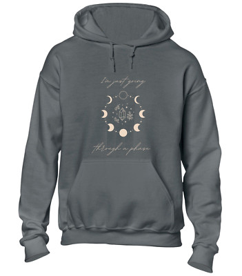 GOING THROUGH A PHASE HOODY HOODIE MOND PLANETEN ASTROLOGIE COOL TOP