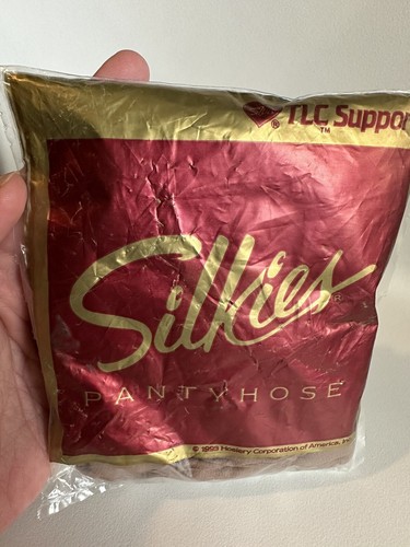 Vintage Silkies Pantyhose Lot of 3 Control Top, TLC Support And Knee Highs L/XL - Picture 7 of 11