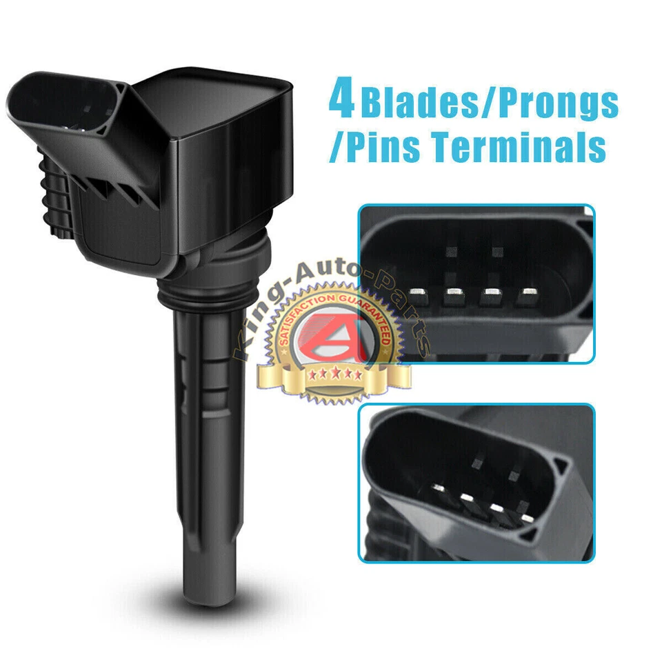 For Audi A3 A4 A5 Volkswagen Jetta Passat Ignition Coil 1.8L UF716 06J905110C - Image 2 of 4