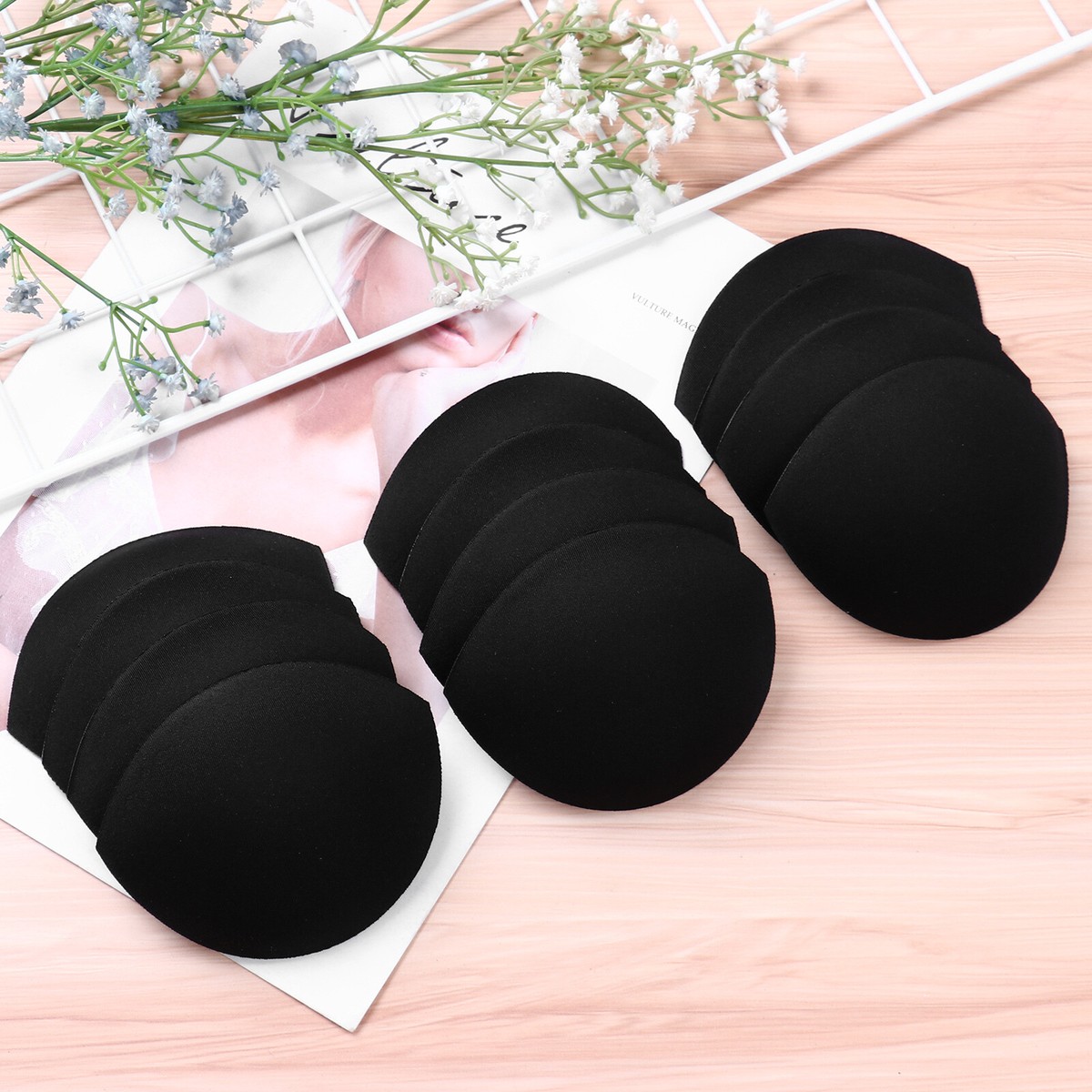 Coussinet Brassiere FUIPVGI 6 Paires Coque Soutien Gorge, Coussinets Soutien -Gorge Et Rembourrage Silicone