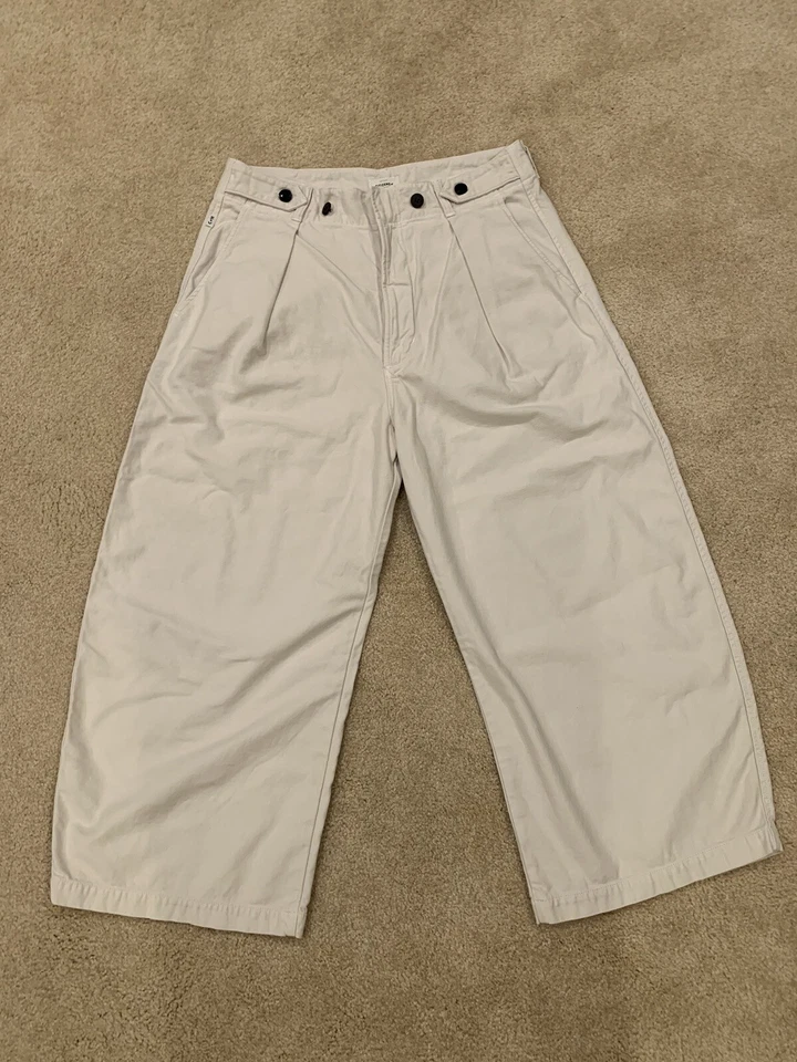 Nuevo pantalón plisado blanco Citizens of Humanity talla 31