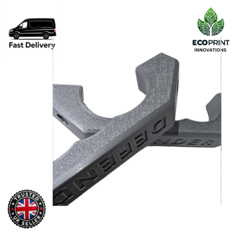 Silver Land Rover Defender Interior Handles x2 - 3D Printed Metal Look - Picture 9 of 9