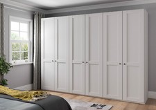 WIEMANN Marlow Kleiderschrank Schlafzimmerschrank 300cm Breite in weiß