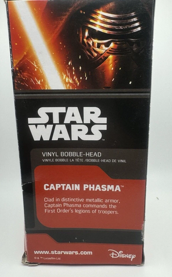 Star Wars Funko Wacky Wobbler Captain Phasma Bobble Head Foto 4 de 4