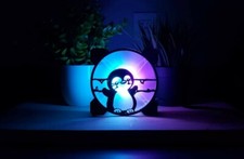 Penguin Fan Grill / Shroud / Cover - 120mm - Black - 3D printed