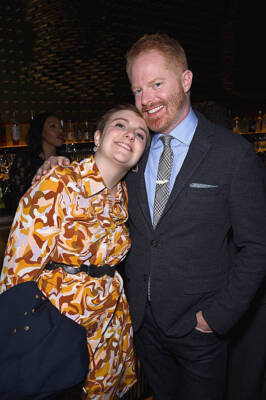 Lena Dunham Jesse Tyler Ferguson at The New Yorker's White House C - Old Photo