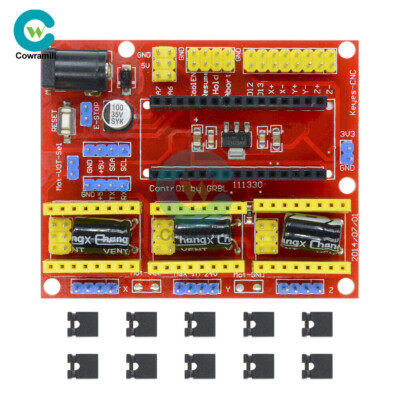 CNC V4 Shield Engraving Machine Stepper Motor Driver for Arduino GRBL Compatible