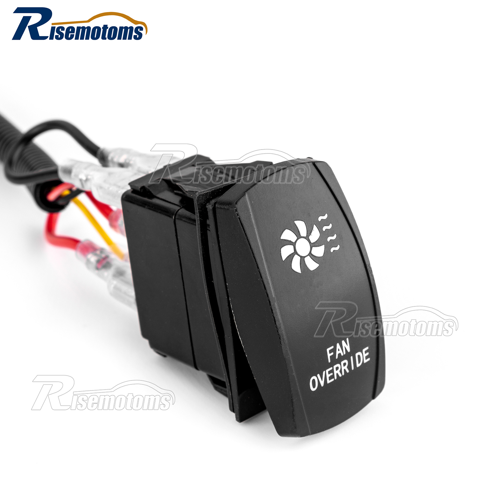 Universal ATV UTV Fan Override Switch Kit For Polaris RZR Ranger Can Am