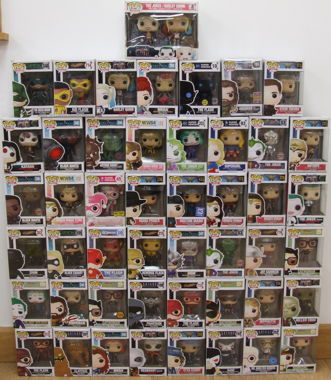 Pop Heroes Dc Comics Collectable Various Character Figurines Collectors Figures