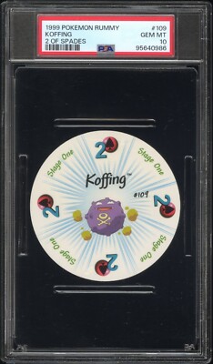 【PSA9】ドガース 旧裏 初版 マーク無し KOFFING 109 PSA9】ドガース 旧裏 初版 マーク無し KOFFING 109