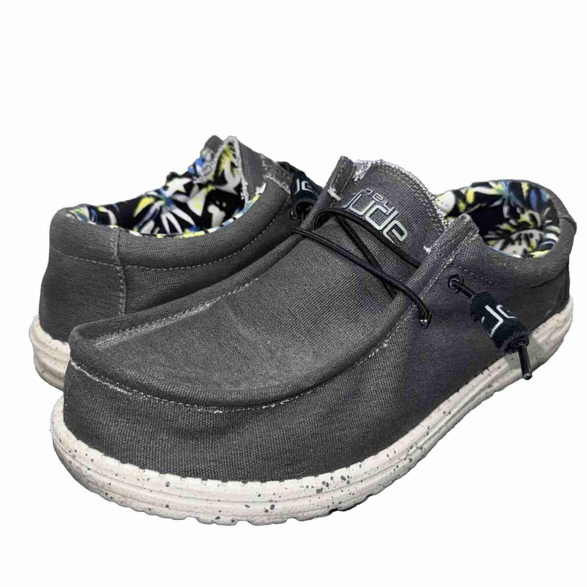 Hey Dude Wally Slip On Loafers Men\'s Size 12 Gray Classic Comfort Casual Shoes Men main image 4