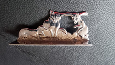 1  Porte Couteau Métal chromé  "LES FABLES DE LA FONTAINE" de Benjamin Rabier