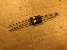 2 NOS Vintage IRC 120k ohm 1 watt 1W Carbon Comp Resistors TESTED Qty avail 