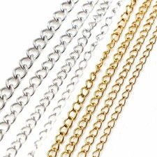 5 Meters Necklace Chains Stainless Steel Bulk Diy Jewelry Findings Making Materi
