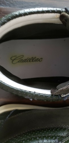 Cadillac Mens Basketball Shoes Green 91680316E Leather High Top Sz US 10 UK 9 - Picture 11 of 15