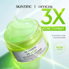 SKINTIFIC 3X Acid Anti-Acne Gel Moisturizer 30g