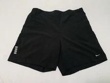 Nike running shorts womens XL 16/18 black reflective dots on side (sho1209Oo)