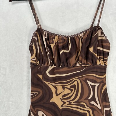 Princess Polly Dress Womens 6 Brown Babydoll Slip Mesh Fairy Lace Retro  Club NEW | eBay