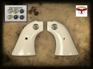 Aged Ivory Grips – Fits Colt Frontier Scout, Peacemaker, New Frontier .22 Cal – Magna-Tusk