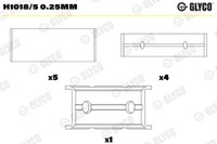Glyco Kurbelwellenlager FüR Ford Transit Custom Kasten Ranger TKE 2.2 Tdci 4X4