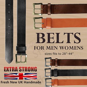 thick leather belt uk