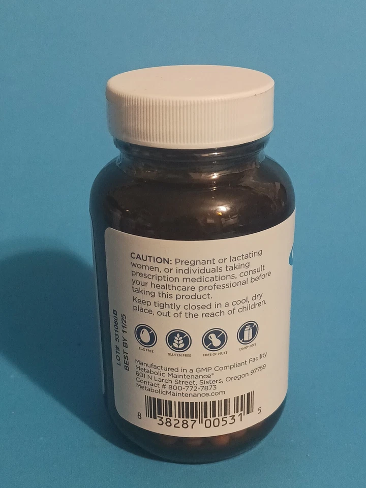 L-metilfolato de mantenimiento metabólico 5 mg - uso diario (90 cápsulas) caducidad 11/2025 Foto 2 de 4