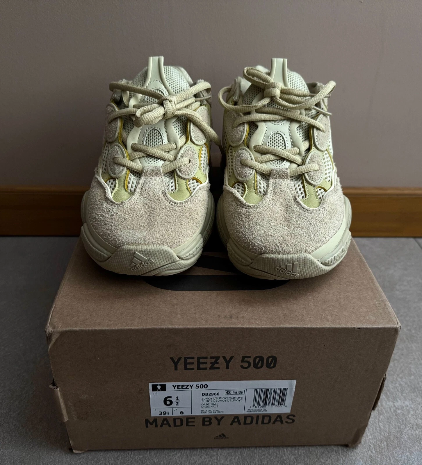 Taglia 6.5 Adidas Yeezy 500 Super Moon Giallo