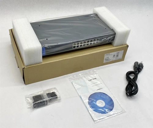 Linksys LGS318 18-Port Business Smart Gigabit Managed Network Switch New