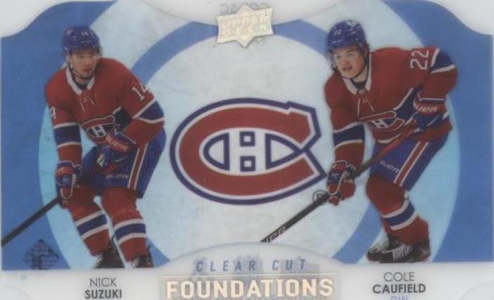2021-22 Upper Deck Series 1 - Cole Caufield Nick Suzuki #CCF-SC - 1 of 1