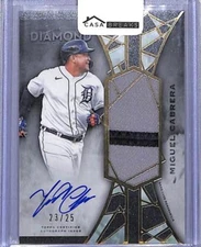 2022 Topps Diamond Icons Jumbo Patch #AJP-MC Miguel Cabrera EX Excellent MEM Aut