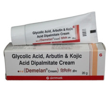 Demelan Cream NEW Glycolic Acid Kojic Acid Hyper Pigmentation-20 GM FREE SHIP