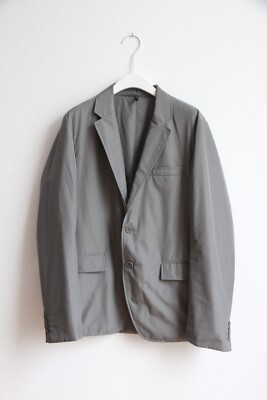 Helmut Lang grey padded blazer, size 40