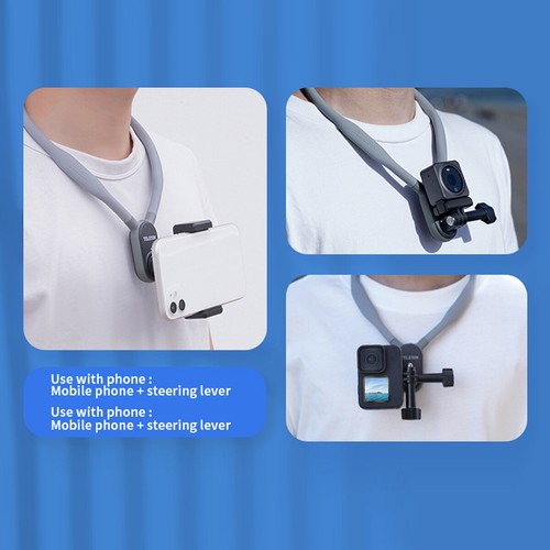 TELESIN Support de maintien magnétique pour cou montage à dégagement rapide pour GoPro Hero 10 9 8 7 6 5 - Photo 4 sur 23