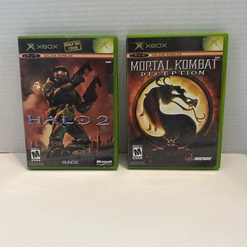 Microsoft Xbox Bundle: Halo 2 And Mortal Combat Deceptions