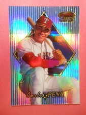1999 Bowman's Best - Carlos Pena #154 Atomic Refractor 71/100 Texas Rangers (RC)