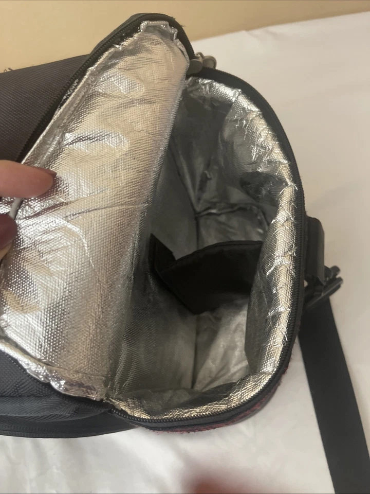 Paquete de 6 bolsas de almuerzo Fitness Innovator 300 negras para gimnasio, negras Foto 3 de 4