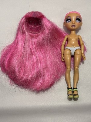 Rainbow High Avery Styles Glitter Pink Long Hair Wig Pixie Cut