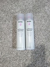 2 Rusk W8less Strong Hold Shaping  Control Aerosol Hairspray 10 Oz Each