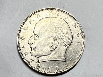 Max Planck Deutsche Marks Germany 1966D 2 Deutsche