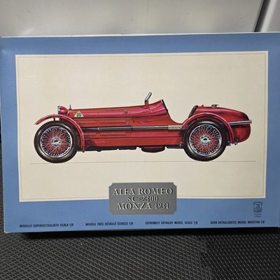 Vintage Pocher K/71 Alfa Romeo 8C 2300 Monza 1931 1:8 Model Kit Complete