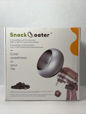 Aieve SNACK COATER Compatible with KITCHENAID Tilt-Head Stand Mixer NEW Open Box