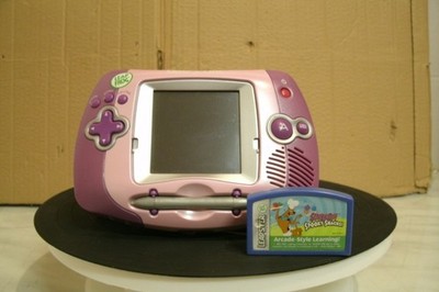 LeapFrog Leapster Lernspielsystem / rosa Konsole