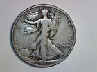 New Listing1919-D WALKING LIBERTY HALF DOLLAR   VG