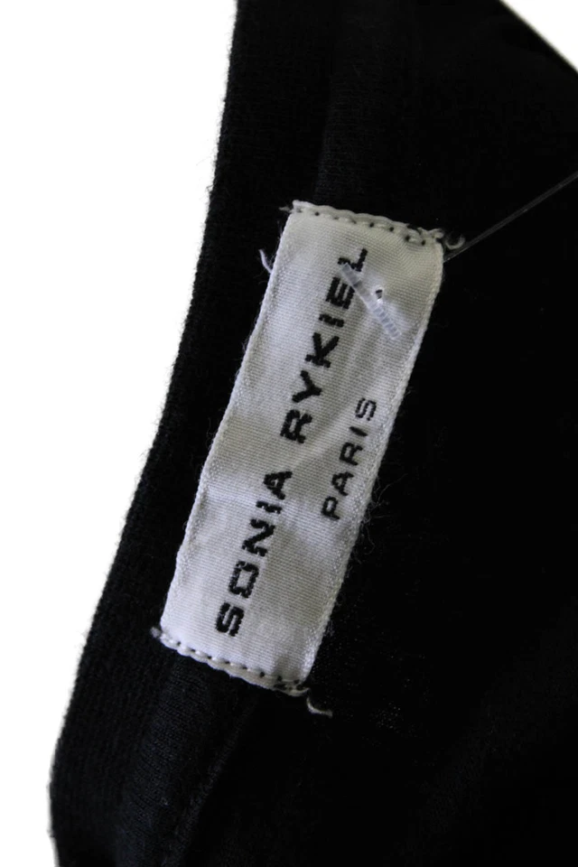 Sonia Rykiel Girls Cotton Geometric Print Long Sleeve Top Navy Size 12Y - Image 4 of 4