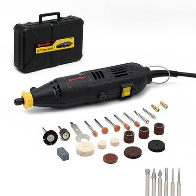 Rotary Tool Kit, 40 Pieces, Variable Speed 8000-30000 RPM, 120V, with 6-PCS D...