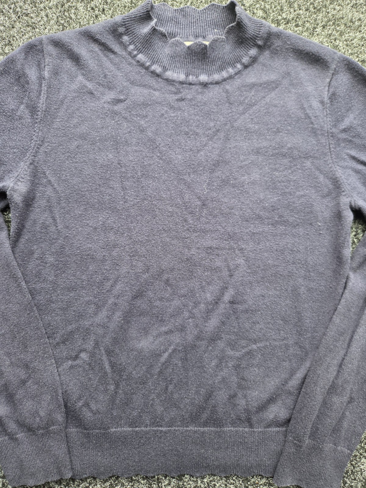 Oasis Dark Blue Long Sleeve Jumper Women’s Size Small image 3