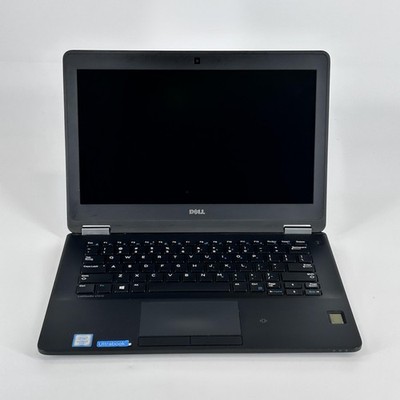 Dell Latitude E7270 12 Black HD i7-6600U 2.60GHz 8GB 256GB SSD Good- BAD BATTERY