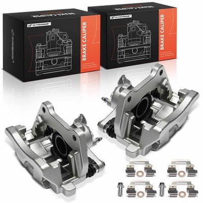 A-Premium Pair Rear Brake Caliper w/Bracket for Land Rover Range Rover 2006-2009