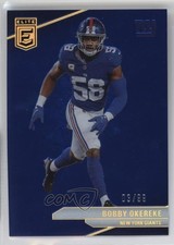2024 Panini Donruss Elite Blue 3/99 Bobby Okereke #49 12ps
